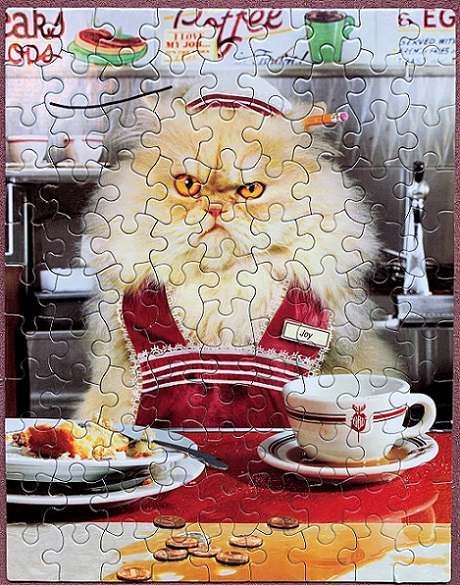 Miffed Waitress